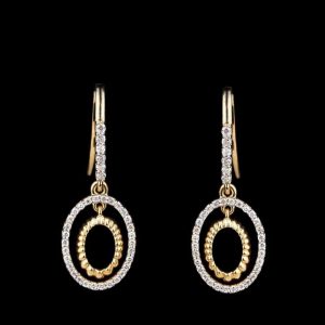 Classy Oval Drop Earrings