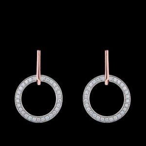 Round Fall Drop Earrings