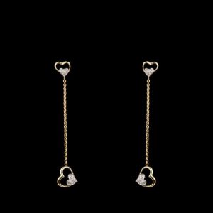 Chain Long Drop Earrings