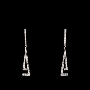 Bloom Diamond Drop Earrings