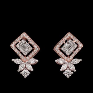 Framed Drop Earrings